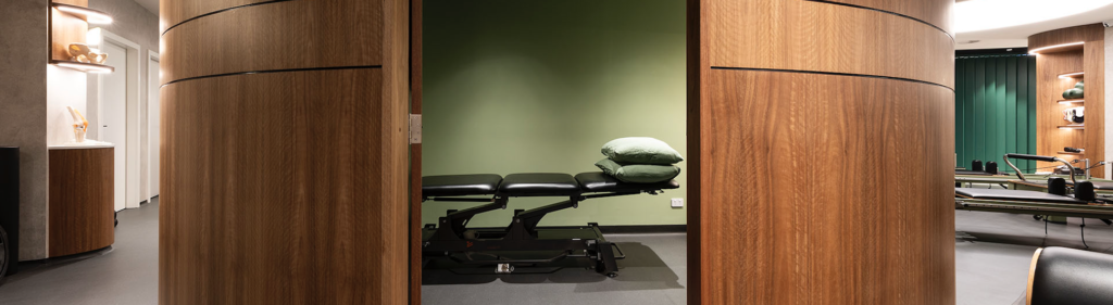 Physio treatment room